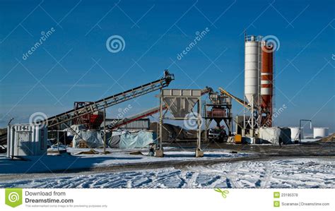 Small Cement Factory stock photo. Image of heap, conveyor - 23185378