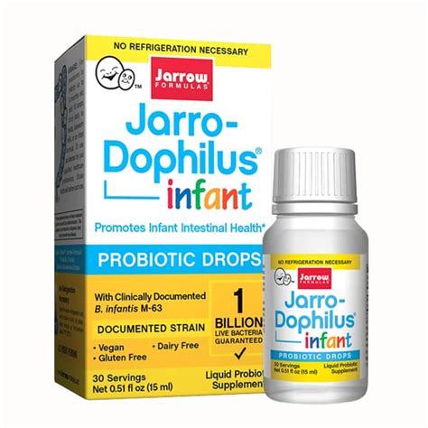 Men Vi Sinh Jarro Dophilus Infant Probiotic Drops Mẫu Mới