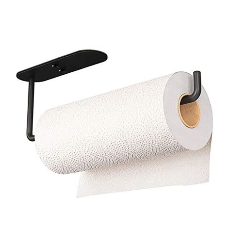 Self Adhesive Paper Towel Holder Under Cabinet Paper Towel Rack For