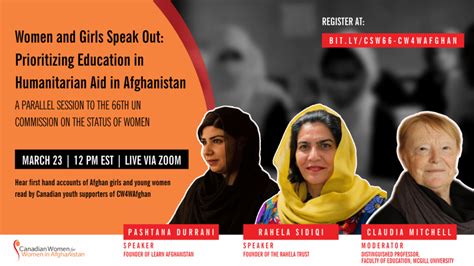 Event Prioritizing Education In Humanitarian Aid In Afghanistan