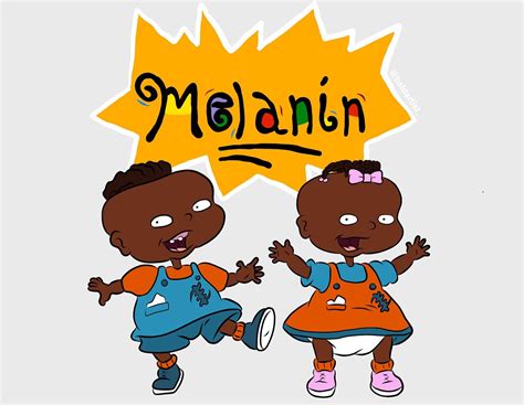 Melanin Rugrats On Behance In 2020 Black Cartoon Characters Rugrats