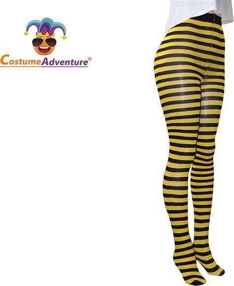 Womens Bumblebee Tights Me Before You Yellow And Black Striped