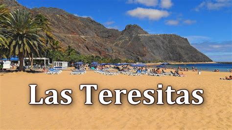 Playa De Las Teresitas One Of The Prettiest Beaches In Tenerife 4k