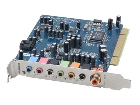 A sound card is an add on card for your computer that allows your computer to create sound that can be heard through speakers. M-AUDIO Revolution 5.1 High-Definition Sound Card - Newegg.com