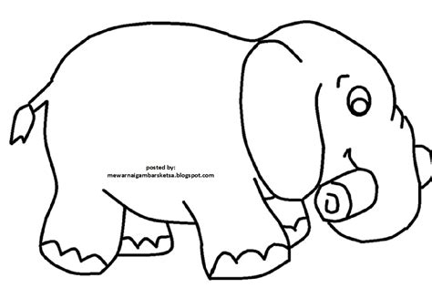 Jual prakarya anak lucu mewarnai gambar ajaib dengan air gajah. Kumpulan Sketsa Gambar Gajah | Aliransket