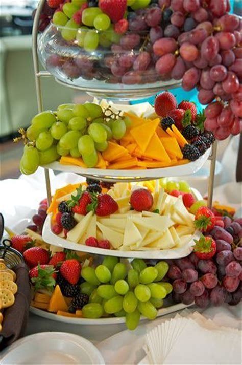 They are creative, festive and give guests something fun to do! Image result for Graduation Open House Food | Food display, Food displays, Fresh fruit recipes