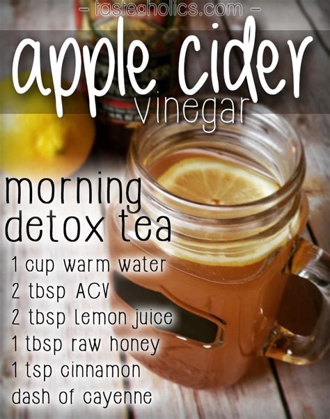 apple cider vinegar drink keto morning detox tea [video]