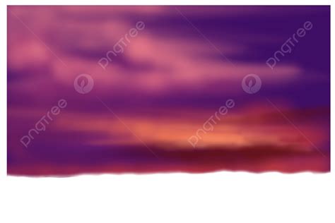 Beautiful Sunset Sky Clipart Background Illustration Beautiful Sunset
