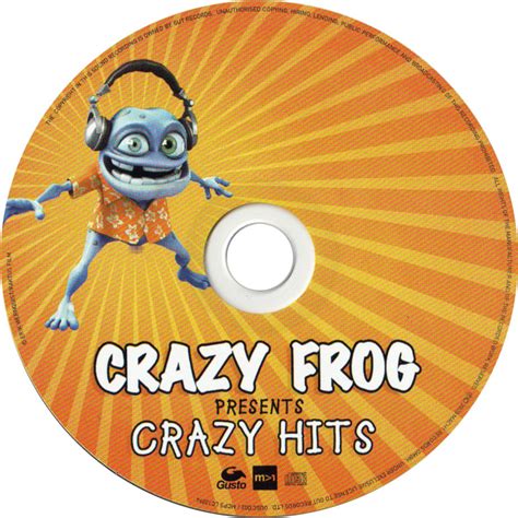Carátula Cd De Crazy Frog Crazy Hits Portada