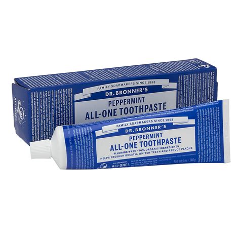 Dr Bronners Peppermint Toothpaste 5 Oz Tube Nassau Candy