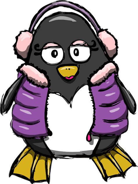 Onlinelabels Clip Art Penguin 2