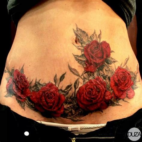 belly tattoo roses stomach tattoos women belly tattoos belly tattoo
