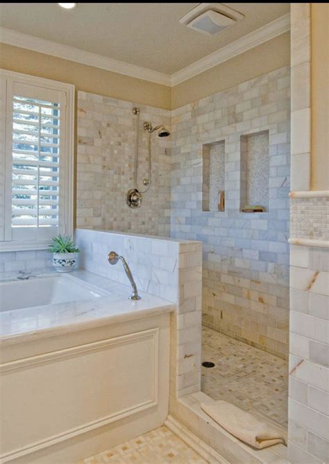 Idea For Soaker Tub And Large Shower Reno Bathroom Remodel Master