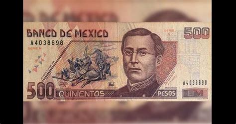 Genial En la imagen de Ignacio Zaragoza comenzó a circular en los billetes de pesos