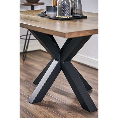 Solid Oak Industrial Style Handmade Dining Table
