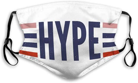 Amazon Com Nynelsong Covers Face And Nose Cover Soft Mouth Cover Slogan Hype Phrase Graphic