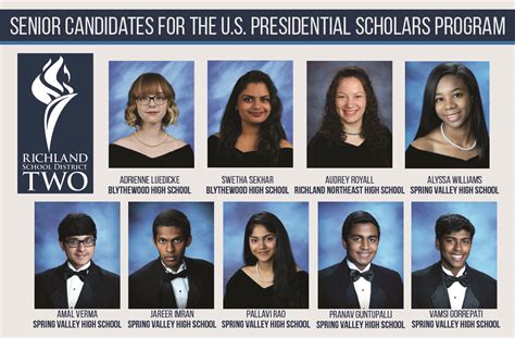 Richland Two Seniors Named Candidates For Us Presidential Scholars Program Whos On The Move