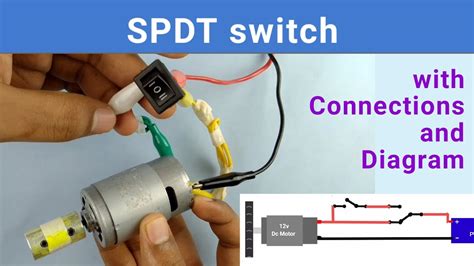 Spdt Switch Single Pole Double Throw With Connections And Diagrams