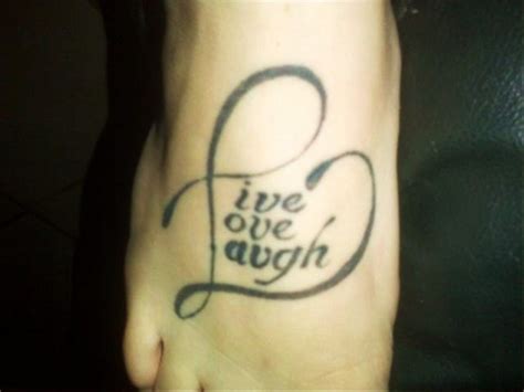 Love tattoos have become very popular with everyone as they are a way to show the love and affection towards their partners. Live Laugh Love Tattoos Designs, Ideas and Meaning ...
