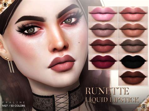 Liquid Lips In 50 Colors Found In Tsr Category Sims 4