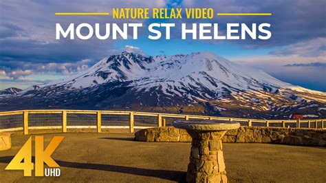 Scenic Nature Of Mount St Helens Area Amazing Relaxation Video In 4k