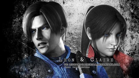 Leon S Kennedy N Claire Redfield Wallpaper By Vickyxredfield On Deviantart Resident Evil