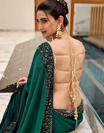 Top 10 Latest Backless Blouse Designs For Sarees And Lehengas 2022