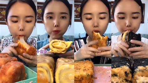 Meat Floss Jambon Cake Compilation Kwai Mukbang ASMR Big Bites YouTube