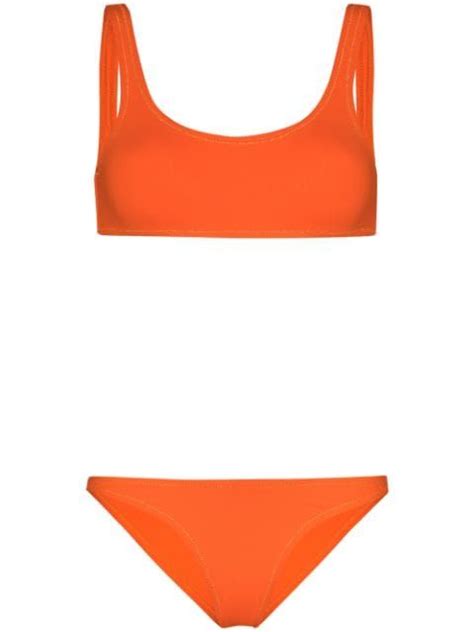 halle berry just recreated her iconic orange bikini look who what wear