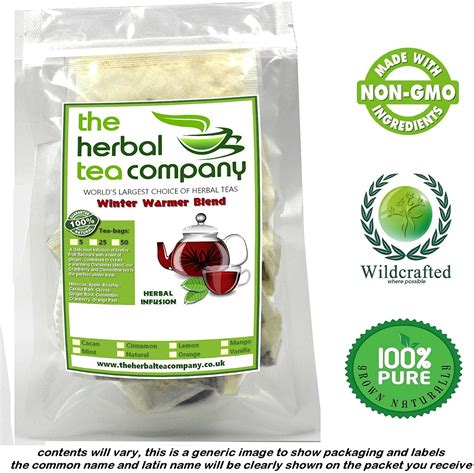 Organic Stinging Nettle Leaf Tea Bags Winter Warmer Blend