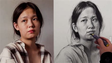 Learn To Draw Portrait Of A Woman In Pencil With Photo Reference Youtube