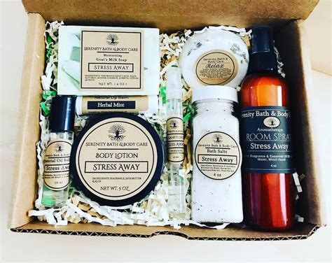 Stress Relief Aromatherapy T Box Relaxation Spa T Set Etsy