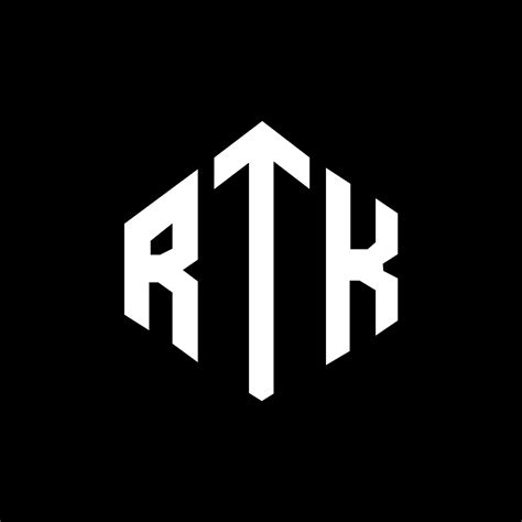 Diseño De Logotipo De Letra Rtk Con Forma De Polígono Diseño De