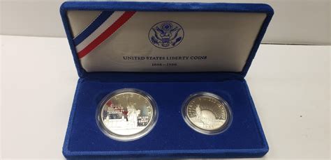 Sold Price 1886 1986 S Proof United States Liberty Coin Set Dollar
