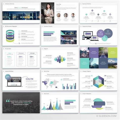 Business Presentation Template For Powerpoint Slideson