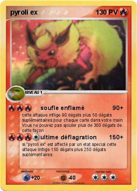 Pokémon Pyroli Ex 2 2 Soufle Enflamé 90 Ma Carte Pokémon