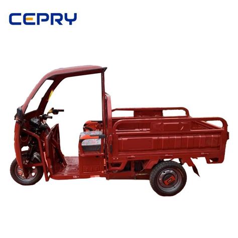 Three Wheels Pedal Assist E Motorcycle Electric Cargo Tuk 3 Wheel Tricycle For Cargo China