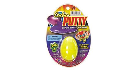 Play Putty Yellow Classic Egg Silly Putty Bright Yellow Solid