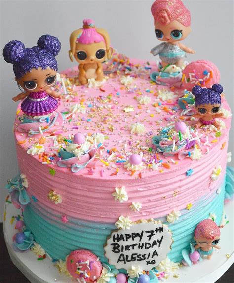 Check out our new mini cake explosion boxes and mini cake variety packs Happy Sunday! how cute is this LOL Surprise Doll cake . . . . . #lol #lolsurprise #birthdaycake ...