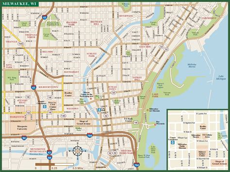 Large Milwaukee Maps For Free Download And Print High Resolution And