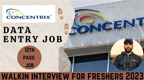 Concentrix Data Entry Walkin Interview Onspot Offer Letter 12th