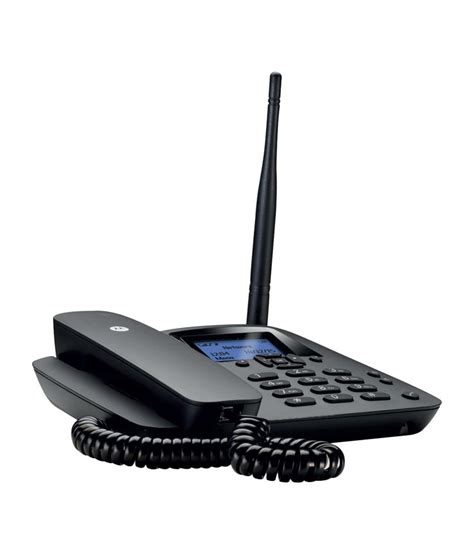 Buy Motorola Fw200l Fixed Wireless Gsm Landline Phone Black Online At
