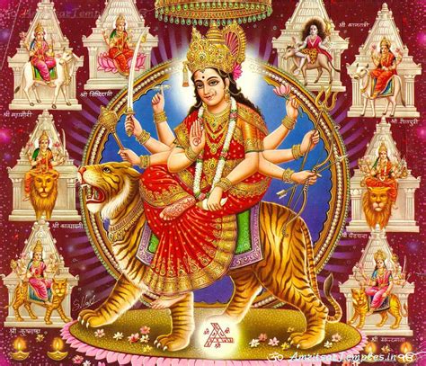 The Nine Names Of Goddess Durga Nine Avtar Swarup Of Mata Durga