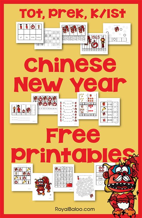 Best sellers newest best rated trending price: Free Chinese New Year Printable Packs - Royal Baloo