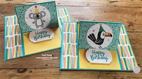 Fun Fold Bonanza Buddies Birthday Card — Ps Paper Crafts Handmade