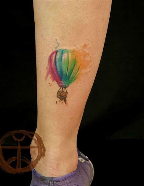 26 Totally Cute Hot Air Balloon Tattoo Ideas Designbump