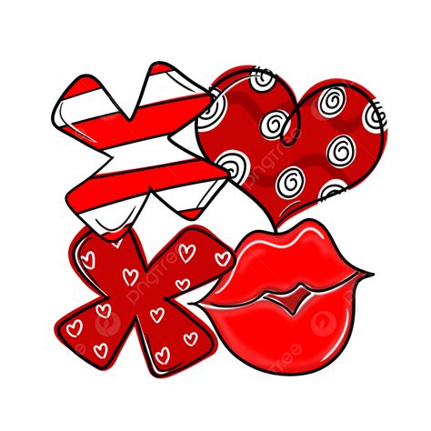 Xoxo Valentine S Day Hand Drawn Trending Design Xoxo Valentine S Day