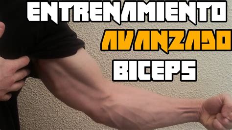 mi entrenamiento avanzado de biceps youtube