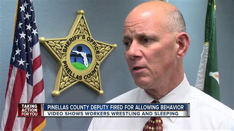 deputy fired for having sex in pinellas jail youtube