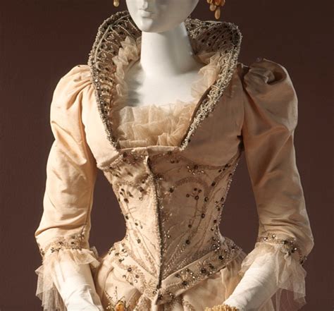 Ephemeral Elegance — 16th Century Inspired Wedding Gown Ca 1891 Via